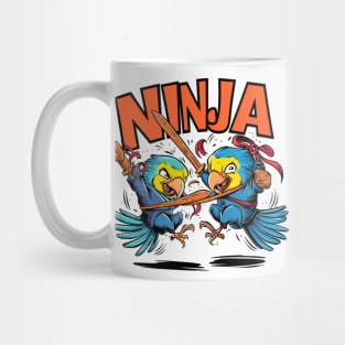 Ninja Parrot Mug